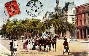 2726- Bone - Hotel de Ville et Square - 1919
